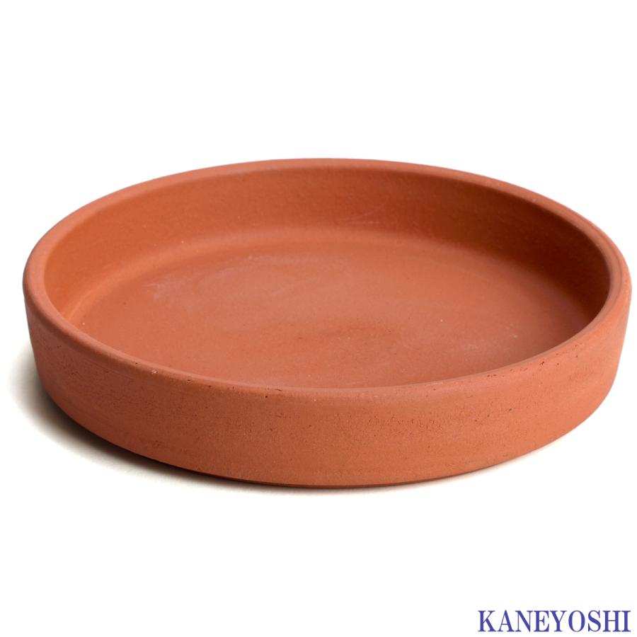 受け皿　植木鉢用　ソーサー　おしゃれ　陶器　サイズ　１９ｃｍ　安くて丈夫　ＭＡ受皿　６号　赤焼　日本製　国産　三河焼 |  | 02