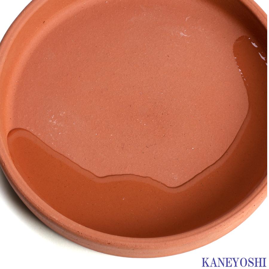 受け皿　植木鉢用　ソーサー　おしゃれ　陶器　サイズ　１９ｃｍ　安くて丈夫　ＭＡ受皿　６号　赤焼　日本製　国産　三河焼 |  | 05