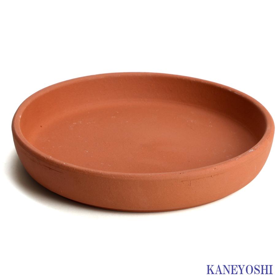 受け皿　植木鉢用　ソーサー　おしゃれ　陶器　サイズ　２２ｃｍ　安くて丈夫　ＭＡ受皿　７号　赤焼　日本製　国産　三河焼 |  | 02