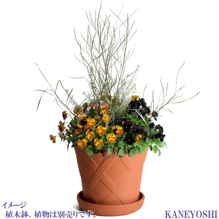 受け皿　植木鉢用　ソーサー　おしゃれ　陶器　サイズ　２２ｃｍ　安くて丈夫　ＭＡ受皿　７号　赤焼　日本製　国産　三河焼 |  | 07