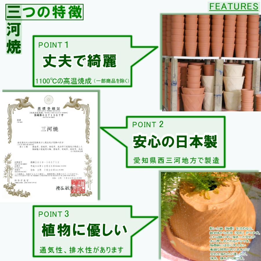 受け皿　植木鉢用　ソーサー　おしゃれ　陶器　サイズ　２５ｃｍ　安くて丈夫　ＭＡ受皿　８号　赤焼 |  | 09