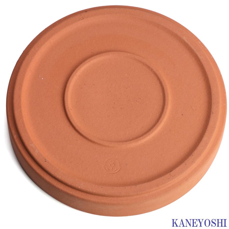 受け皿　植木鉢用　ソーサー　おしゃれ　陶器　サイズ　２５ｃｍ　安くて丈夫　ＭＡ受皿　８号　赤焼 |  | 04