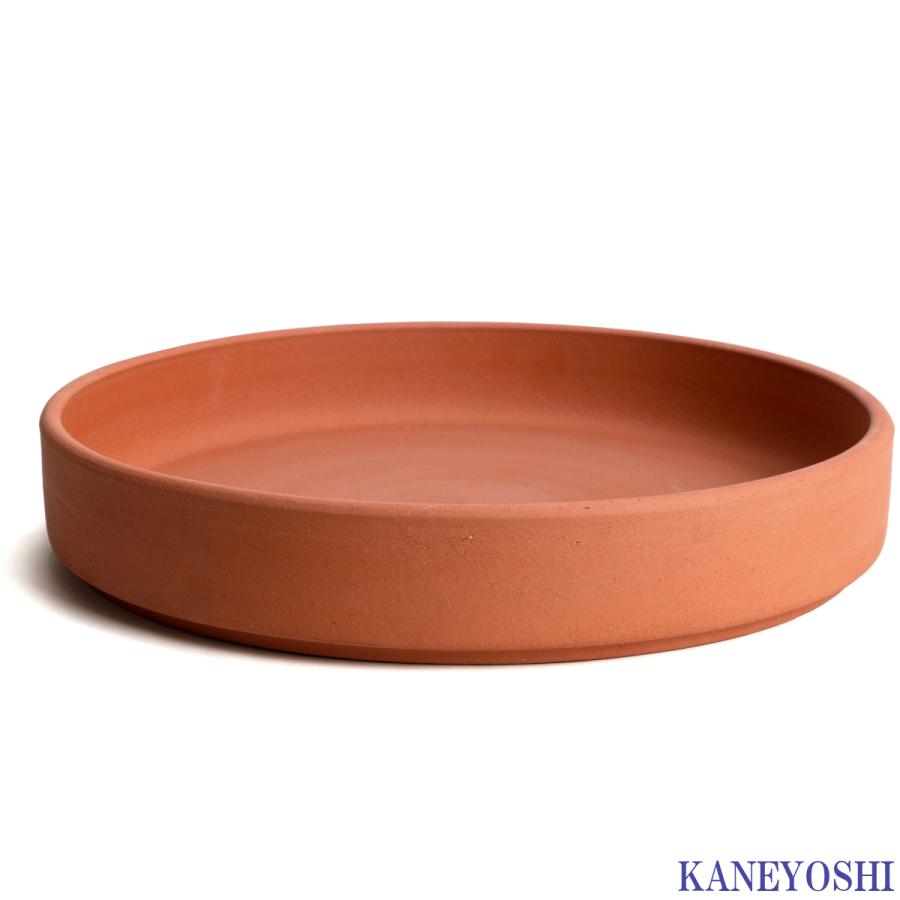 受け皿　植木鉢用　ソーサー　おしゃれ　陶器　サイズ　３１．５ｃｍ　安くて丈夫　ＭＡ受皿　10号　赤焼　日本製　国産　三河焼 |  | 01