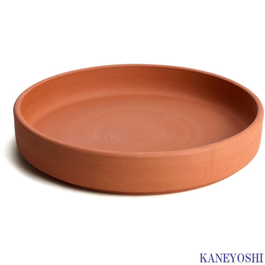受け皿　植木鉢用　ソーサー　おしゃれ　陶器　サイズ　３１．５ｃｍ　安くて丈夫　ＭＡ受皿　10号　赤焼　日本製　国産　三河焼 |  | 02