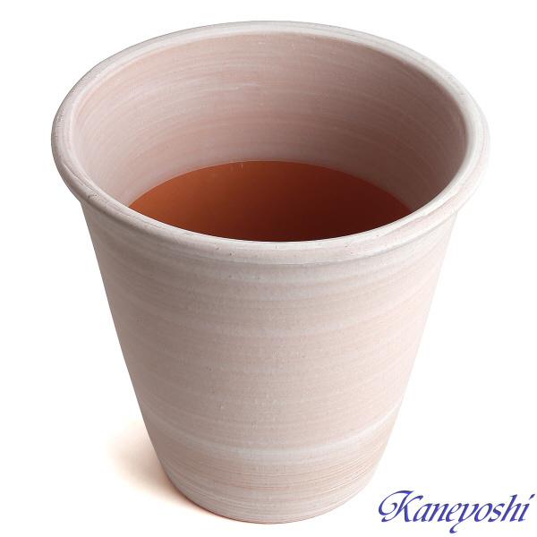 植木鉢 おしゃれ 安い 陶器 サイズ 19cm 小春 6号 ホワイトビスク 室内 屋外 レンガ 色 |  | 02