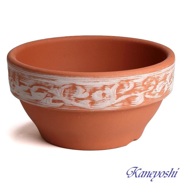 植木鉢 おしゃれ 安い 陶器 サイズ 25cm ガーデナー 8号 ホワイトビスク 室内 屋外 レンガ 色 |  | 01