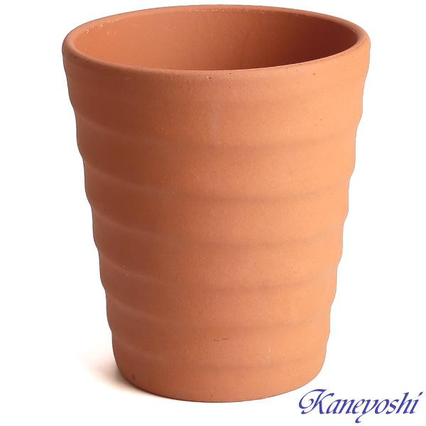 植木鉢 おしゃれ 安い 陶器 サイズ 16cm フラワーロード 5号 赤焼 室内 屋外 レンガ 色 |  | 01