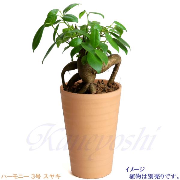 植木鉢 おしゃれ 安い 陶器 サイズ 10cm ハーモニー 3号 スヤキ 室内 屋外 レンガ 色 |  | 11