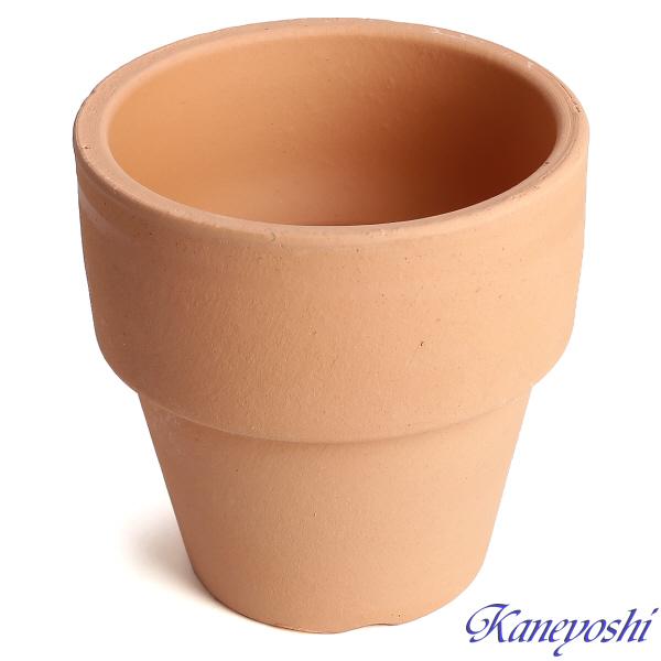 植木鉢 おしゃれ 安い 陶器 サイズ 10cm ライフ 3号 素焼 室内 屋外 レンガ 色 |  | 02