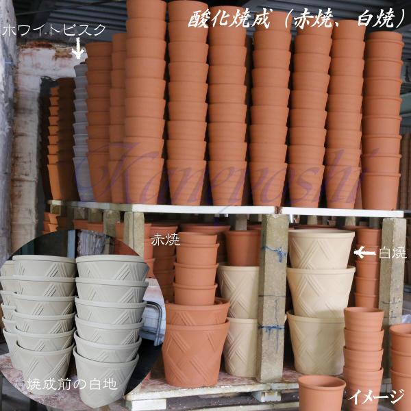 植木鉢 おしゃれ 安い 陶器 サイズ 26cm DLローズ 8号 白焼 室内 屋外 白 色 |  | 18