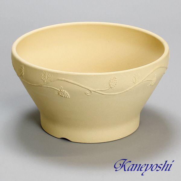 植木鉢 おしゃれ 安い 陶器 サイズ 25cm ナチュラルベリー 8号 白焼 室内 屋外 白 色 |  | 01