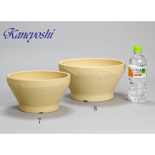 植木鉢 おしゃれ 安い 陶器 サイズ 25cm ナチュラルベリー 8号 白焼 室内 屋外 白 色 |  | 05