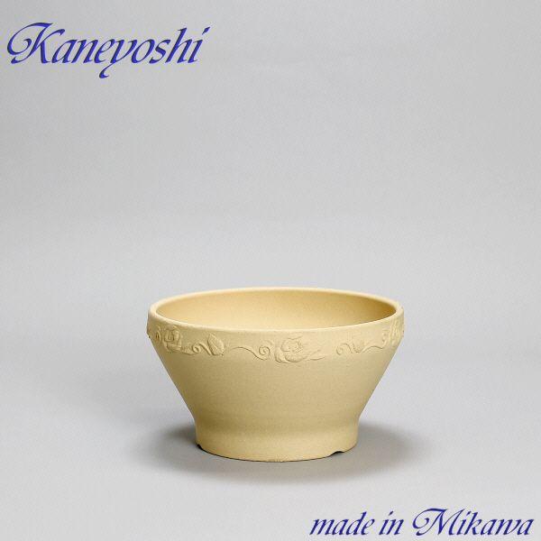 植木鉢 おしゃれ 安い 陶器 サイズ 22cm ナチュラルバラ 7号 白焼 室内 屋外 白 色 | 
