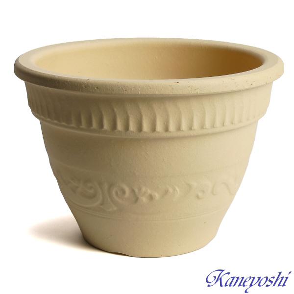 植木鉢 おしゃれ 安い 陶器 サイズ 19cm ヨーロピアン 6号 白焼 室内 屋外 白 色 |  | 01