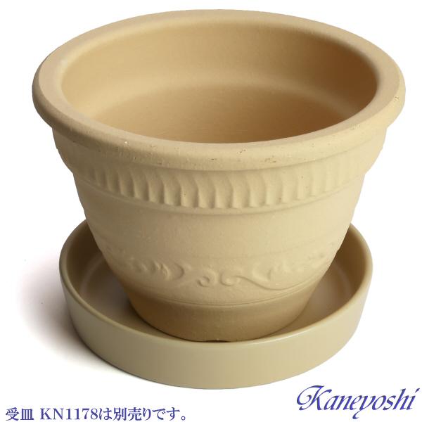 植木鉢 おしゃれ 安い 陶器 サイズ 19cm ヨーロピアン 6号 白焼 室内 屋外 白 色 |  | 07