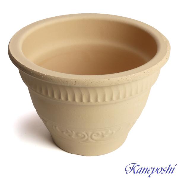 植木鉢 おしゃれ 安い 陶器 サイズ 22cm ヨーロピアン 7号 白焼 室内 屋外 白 色 |  | 02