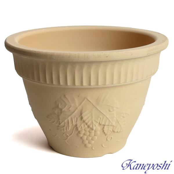 植木鉢 おしゃれ 安い 陶器 サイズ 28cm ヨーロピアン 9号 白焼 室内 屋外 白 色 |  | 01