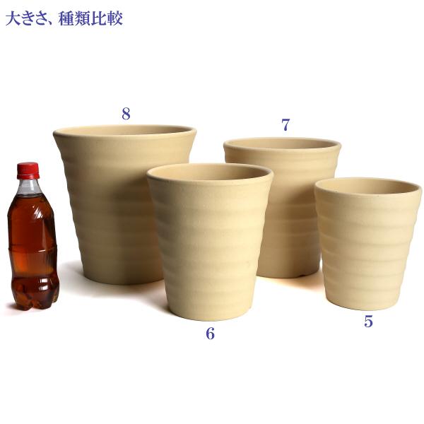 植木鉢 おしゃれ 安い 陶器 サイズ 22cm フラワーロード 7号 白焼 室内 屋外 白 色 |  | 20