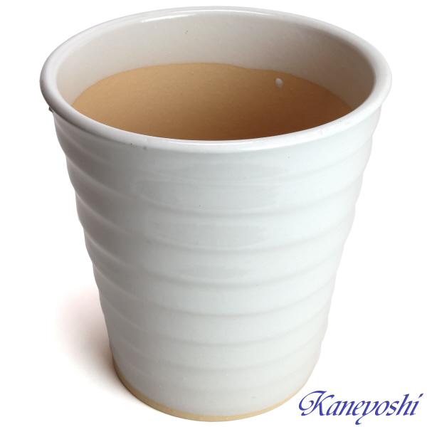 植木鉢 おしゃれ 安い 陶器 サイズ 22cm フラワーロード 7号 白釉 室内 屋外 ホワイト 白 色 |  | 02