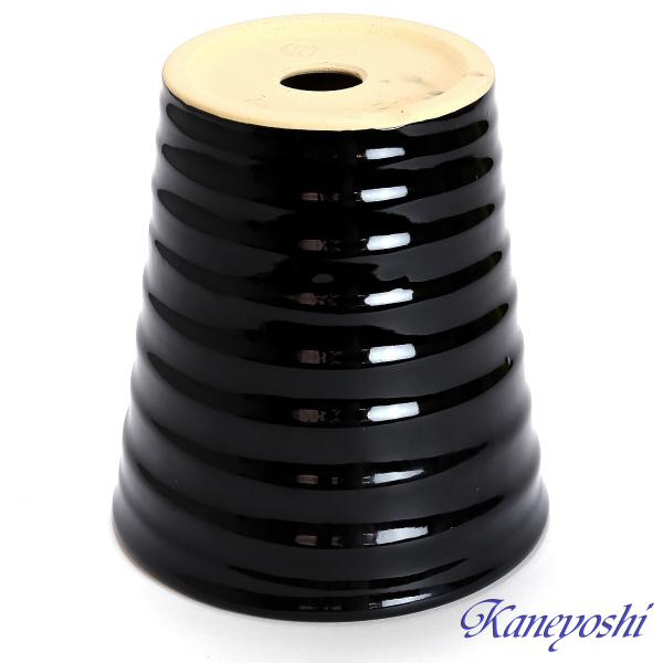 植木鉢 おしゃれ 安い 陶器 サイズ 22cm フラワーロード 7号 黒 室内 屋外 ブラック 色 |  | 04