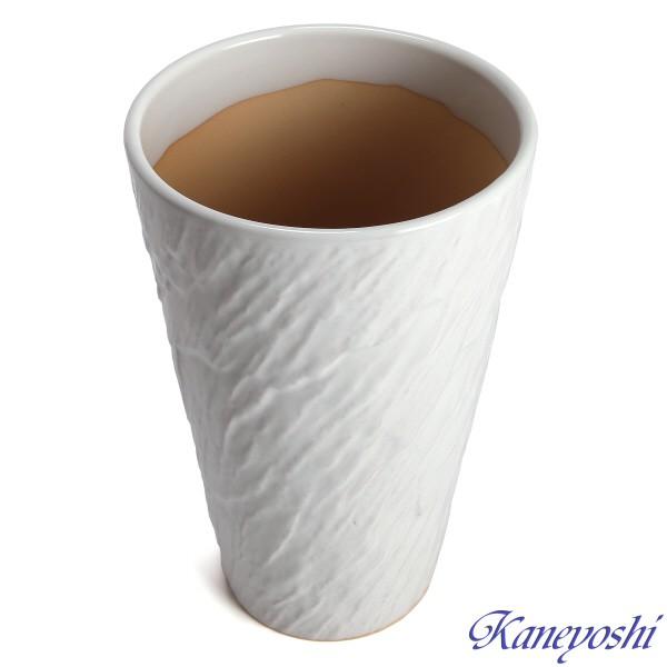 植木鉢 おしゃれ 安い 陶器 サイズ 18.5cm ログストーン 6号 白釉 室内 屋外 ホワイト 白 色 |  | 02
