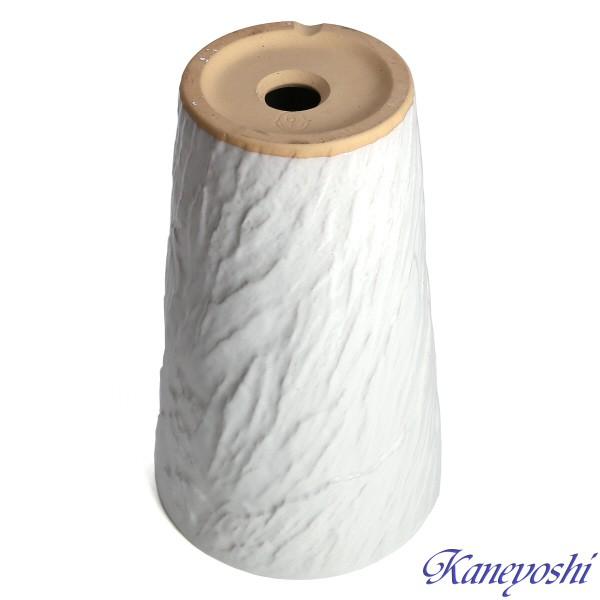 植木鉢 おしゃれ 安い 陶器 サイズ 18.5cm ログストーン 6号 白釉 室内 屋外 ホワイト 白 色 |  | 04