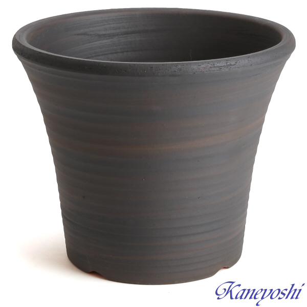 植木鉢　陶器　おしゃれ　サイズ　２３．５ｃｍ　安くて丈夫　ＤＬローズ　７号　ブラウン |  | 01
