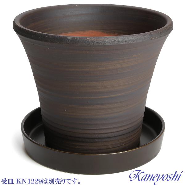 植木鉢　陶器　おしゃれ　サイズ　２３．５ｃｍ　安くて丈夫　ＤＬローズ　７号　ブラウン |  | 05