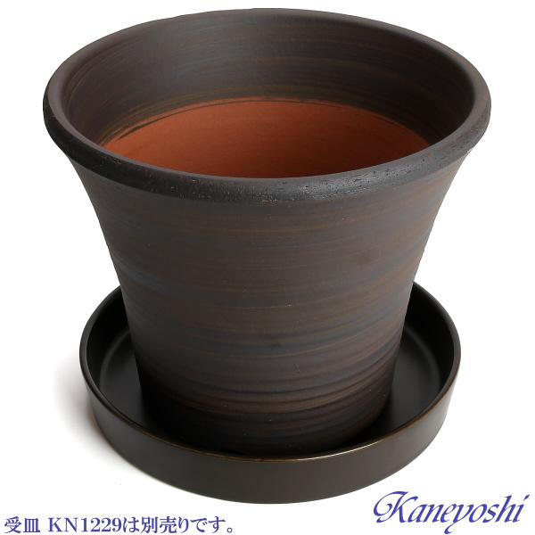 植木鉢　陶器　おしゃれ　サイズ　２３．５ｃｍ　安くて丈夫　ＤＬローズ　７号　ブラウン |  | 06