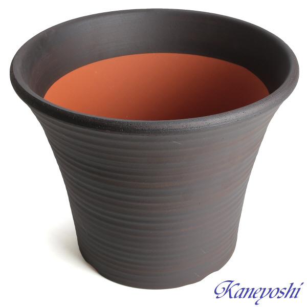 植木鉢　陶器　おしゃれ　サイズ　３１．５ｃｍ　安くて丈夫　ＤＬローズ　１０号　ブラウン |  | 02