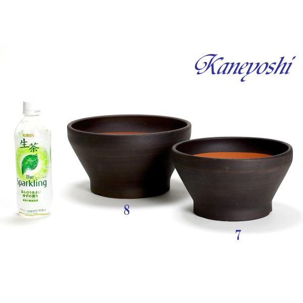 植木鉢 おしゃれ 安い 陶器 サイズ 25cm ナチュラル 8号 ブラウン 室内 屋外 茶 色 |  | 04