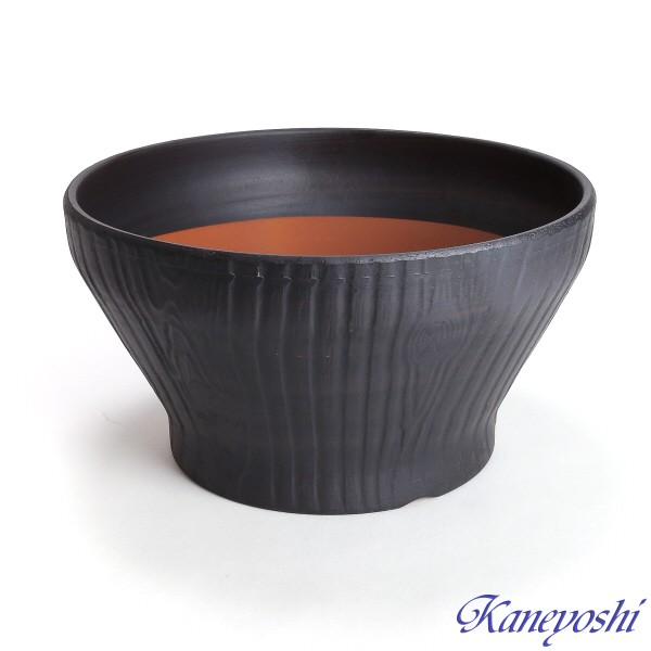 植木鉢 おしゃれ 安い 陶器 サイズ 31cm ナチュラル木目 10号 ブラウン 室内 屋外 茶 色 |  | 01