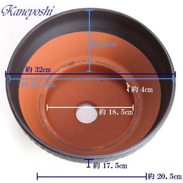 植木鉢 おしゃれ 安い 陶器 サイズ 31cm ナチュラル木目 10号 ブラウン 室内 屋外 茶 色 |  | 02