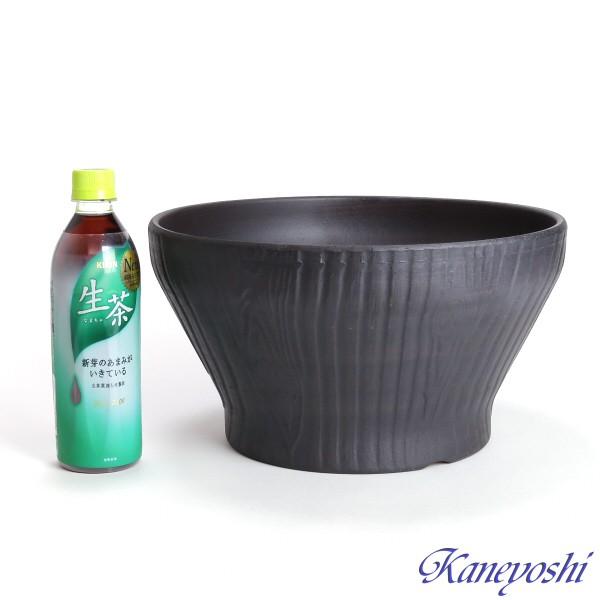 植木鉢 おしゃれ 安い 陶器 サイズ 31cm ナチュラル木目 10号 ブラウン 室内 屋外 茶 色 |  | 05