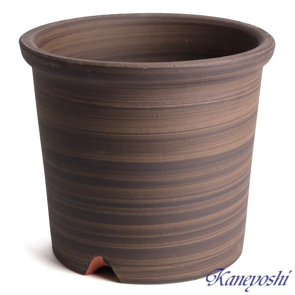 植木鉢 おしゃれ 安い 陶器 サイズ 22cm Sポット 7号 ブラウン 室内 屋外 茶 色 |  | 01