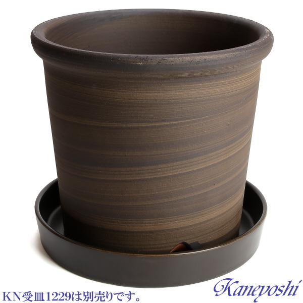 植木鉢 おしゃれ 安い 陶器 サイズ 22cm Sポット 7号 ブラウン 室内 屋外 茶 色 |  | 05