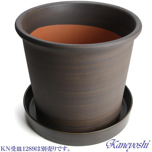 植木鉢 おしゃれ 安い 陶器 サイズ 27.5cm Sポット 9号 ブラウン 室内 屋外 茶 色 |  | 06