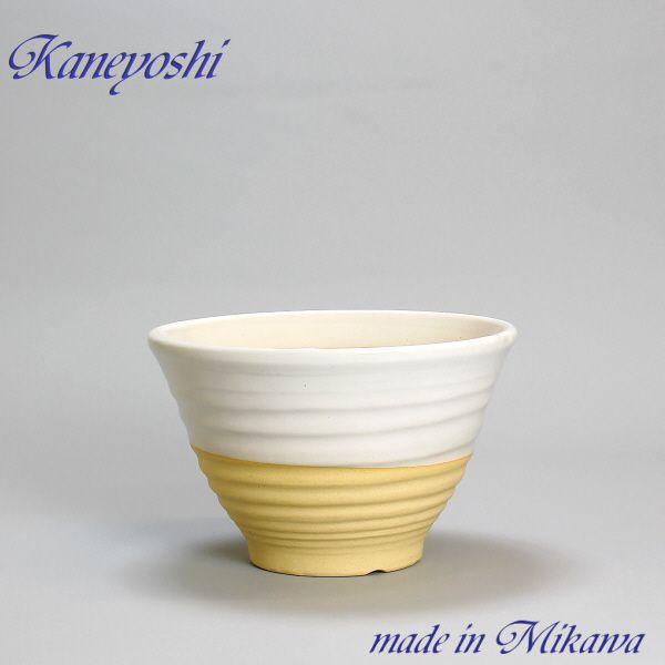 植木鉢 おしゃれ 安い 陶器 サイズ 25cm フラワーポート 8号 白釉 室内 屋外 白 色 | 