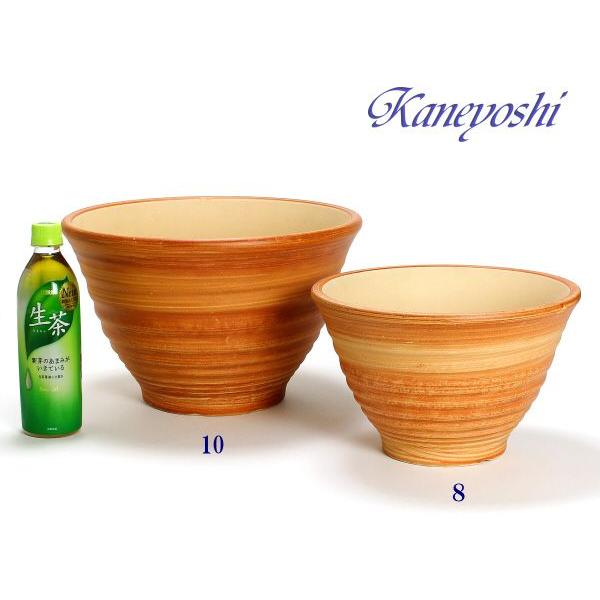 植木鉢 おしゃれ 安い 陶器 サイズ 25cm フラワーポート 8号 オレンジ 室内 屋外 レンガ 色 |  | 05