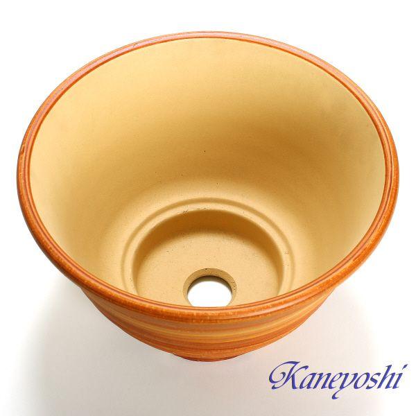 植木鉢 おしゃれ 安い 陶器 サイズ 31cm フラワーポート 10号 オレンジ 室内 屋外 レンガ 色 |  | 02