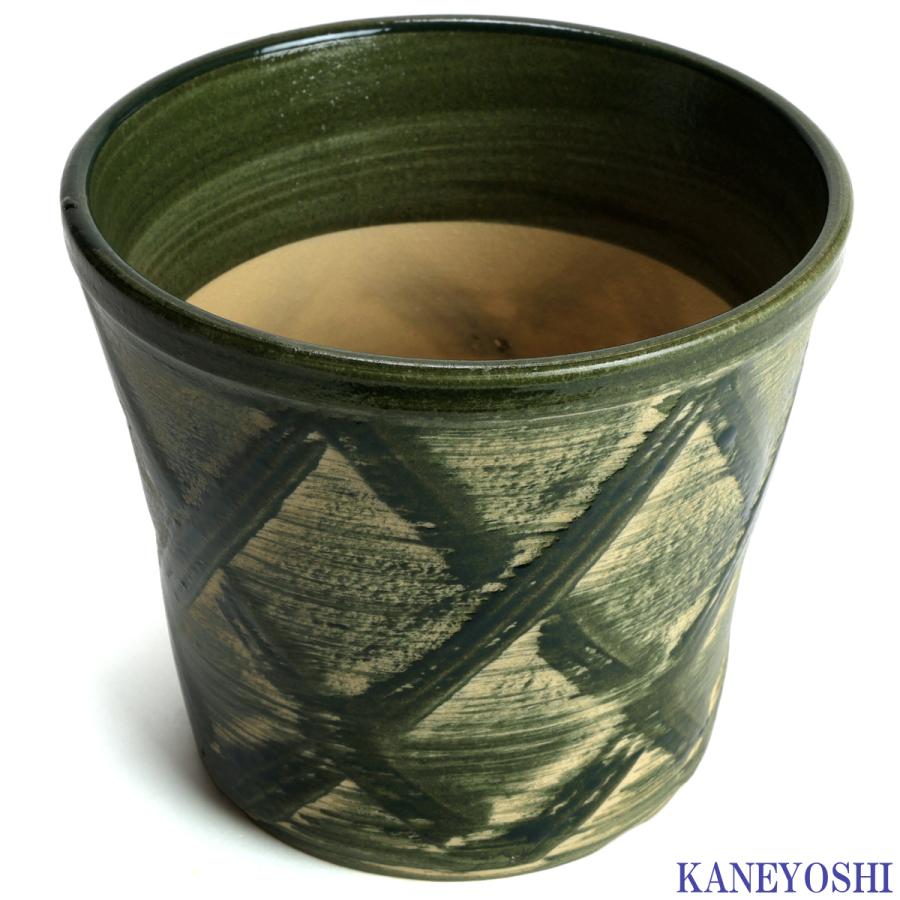 植木鉢 おしゃれ 安い 陶器 サイズ 16cm ハーブのかおり 5号 グリーン 室内 屋外 緑 色 |  | 02