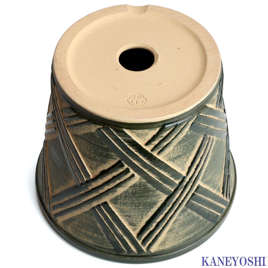 植木鉢 おしゃれ 安い 陶器 サイズ 31cm ハーブのかおり 10号 グリーン 室内 屋外 緑 色 |  | 04