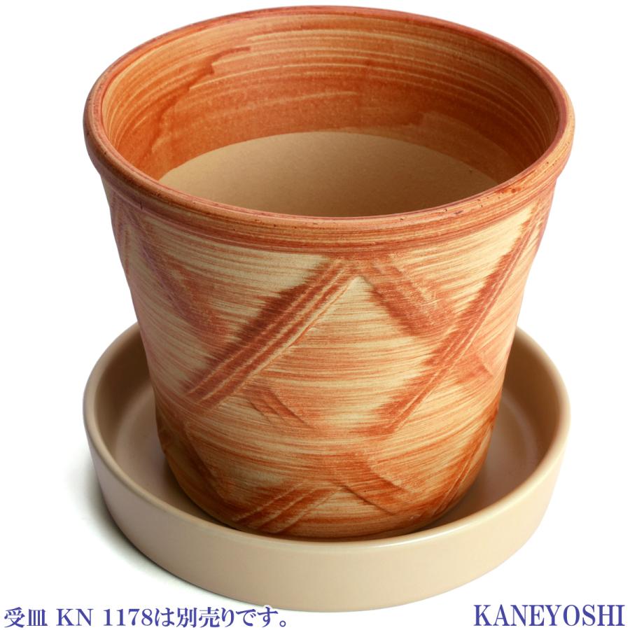 植木鉢 おしゃれ 安い 陶器 サイズ 16cm ハーブのかおり 5号 オレンジ 室内 屋外 レンガ 色 |  | 06