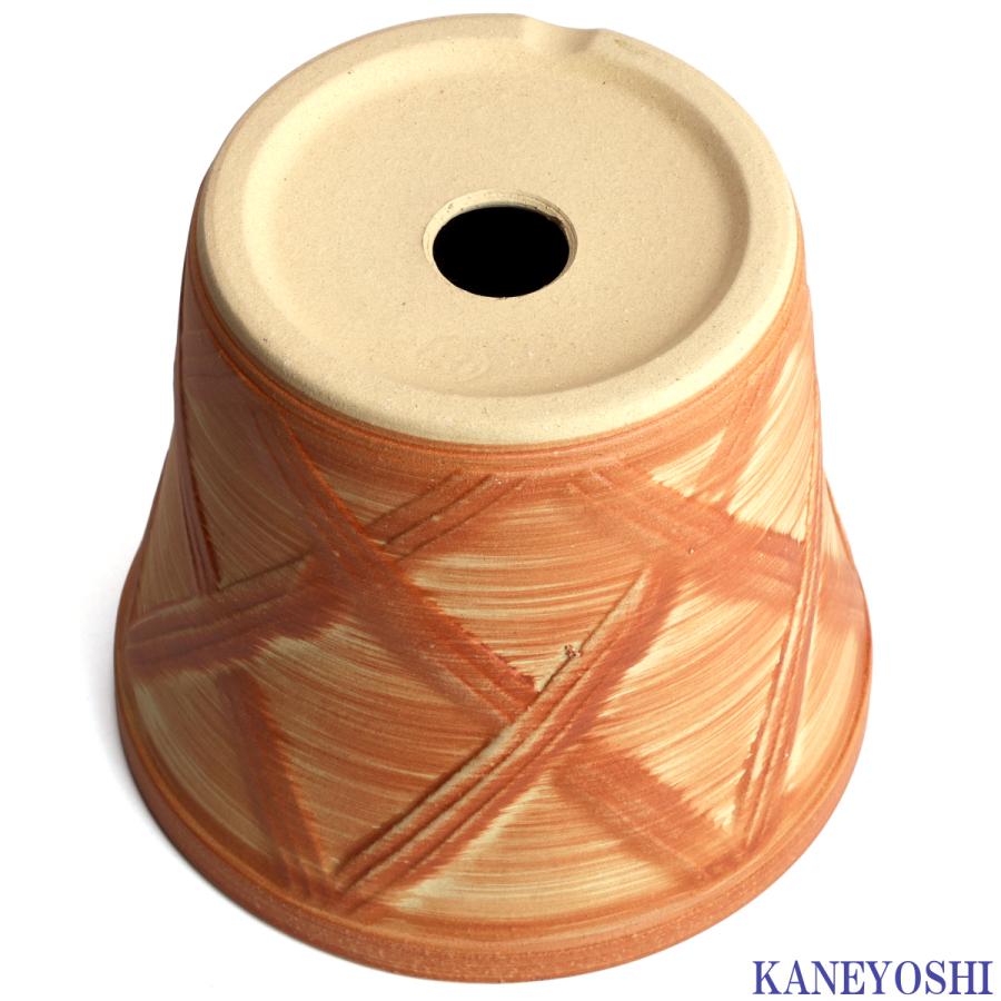 植木鉢 おしゃれ 安い 陶器 サイズ 19cm ハーブのかおり 6号 オレンジ 室内 屋外 レンガ 色 |  | 04