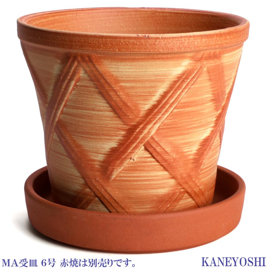 植木鉢 おしゃれ 安い 陶器 サイズ 19cm ハーブのかおり 6号 オレンジ 室内 屋外 レンガ 色 |  | 07