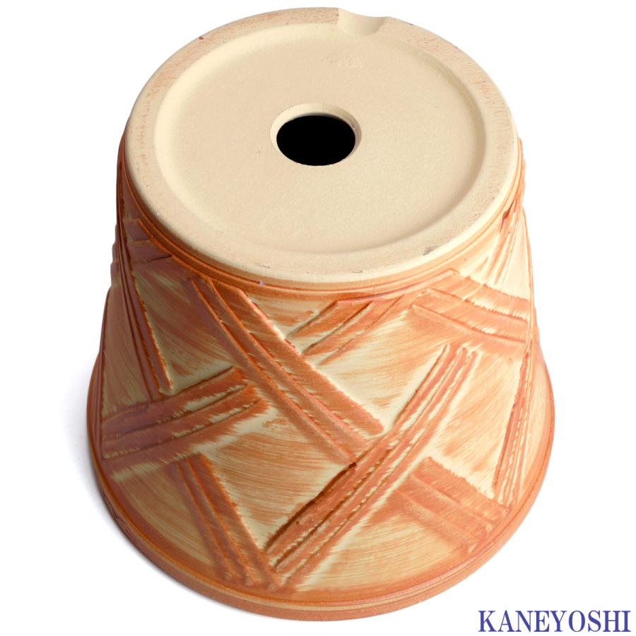 陶器　オレンジ　大きいサイズ　カワイイ　デザイン　鉢　カバー 楽天市場】オレンジ（サイズ（植木鉢）4 ～ 6号）（植木鉢