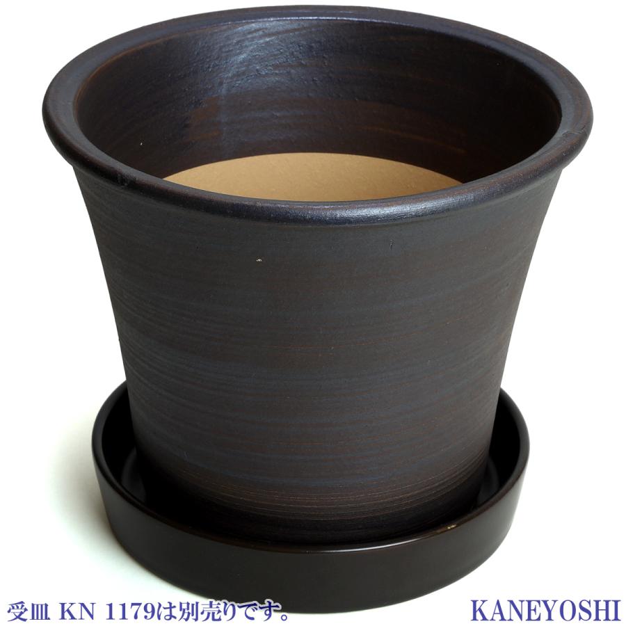 植木鉢 おしゃれ 安い 陶器 サイズ 19cm ブーケ 6号 ブラウン 室内 屋外 茶 色 |  | 06