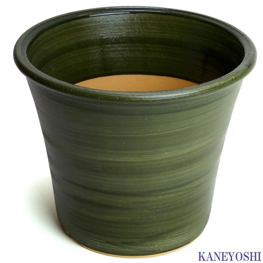 植木鉢 おしゃれ 安い 陶器 サイズ 20cm ブーケ 6号 グリーン 室内 屋外 緑 色 |  | 02