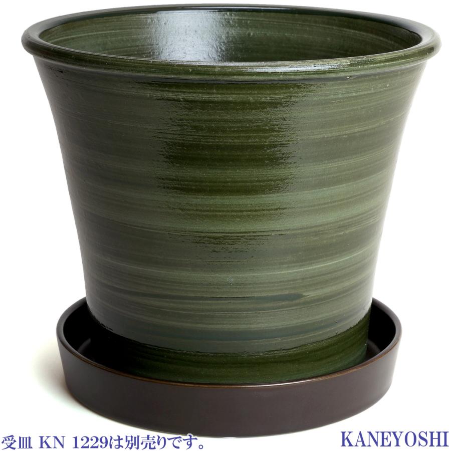 植木鉢 おしゃれ 安い 陶器 サイズ 26cm ブーケ 8号 グリーン 室内 屋外 緑 色 |  | 05