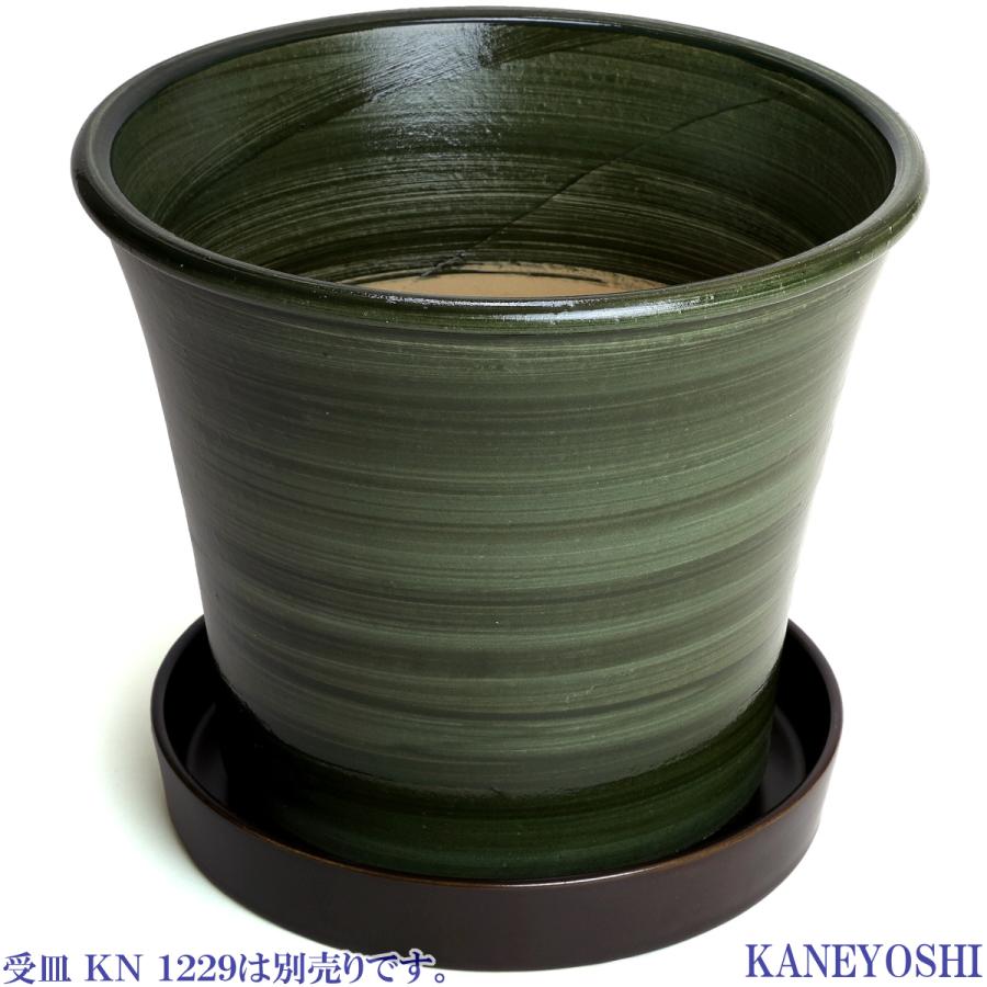 植木鉢 おしゃれ 安い 陶器 サイズ 26cm ブーケ 8号 グリーン 室内 屋外 緑 色 |  | 06